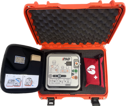 Defibrillator in Hard Case